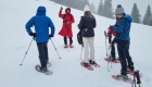 Sneeuwschoenwandelen in Portes du Soleil.